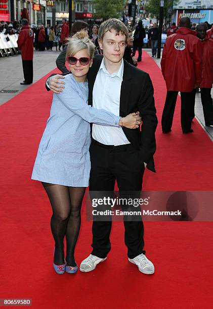 Lily Allen and brother Alfie Allen attend the 'Flashbacks of a Fool' - UK Premiere at the Empire Leicester Square on April 13, 2008 in London,...