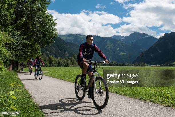 Abdelhak Nouri of Ajaxduring the pre-season summer training camp of Ajax Amsterdam at Lindenstadion on July 03, 2017 in Hippach, Austria