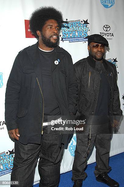 Questlove and Black Thought arrive for the "Night of Too Many Stars: An Overbooked Benefit for Autism Education" presented by Comedy Central at the...