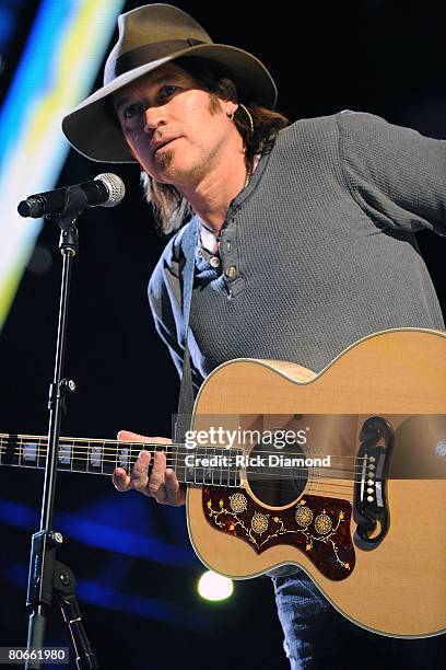 Co-Host Billy Ray Cyrus rehearses at The Curb Event Center on the Belmont University campus in Nashville Tennessee. The 2008 CMT Video Music Awards...