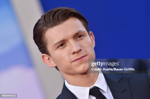 Actor Tom Holland arrives at the premiere of Columbia Pictures' 'Spider-Man: Homecoming' at TCL Chinese Theatre on June 28, 2017 in Hollywood,...