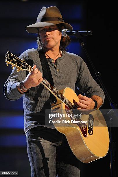 Co-Host Billy Ray Cyrus rehearses at The Curb Event Center on the Belmont University campus in Nashville Tennessee. The 2008 CMT Video Music Awards...