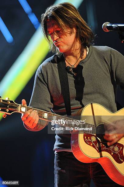 Co-Host Billy Ray Cyrus rehearses at The Curb Event Center on the Belmont University campus in Nashville Tennessee. The 2008 CMT Video Music Awards...