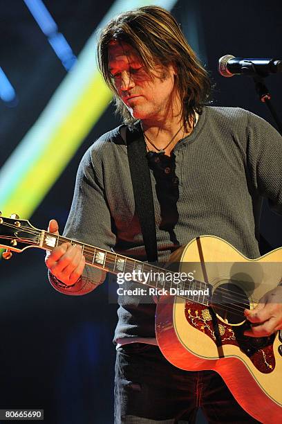 Co-Host Billy Ray Cyrus rehearses at The Curb Event Center on the Belmont University campus in Nashville Tennessee. The 2008 CMT Video Music Awards...