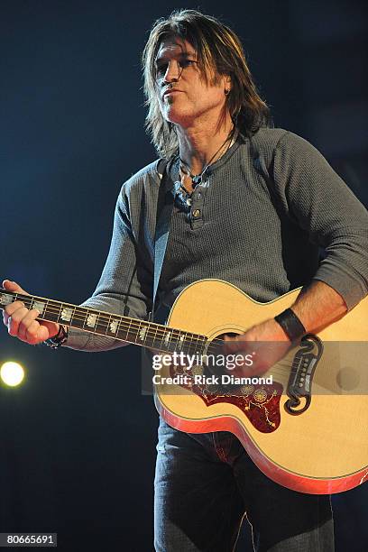 Co-Host Billy Ray Cyrus rehearses at The Curb Event Center on the Belmont University campus in Nashville Tennessee. The 2008 CMT Video Music Awards...