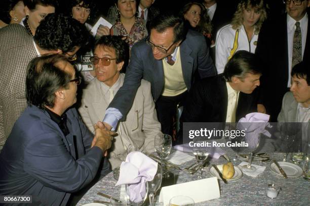 Jack Nicholson, Warren Beatty, Larry King, Donald Trump and Paul Simon