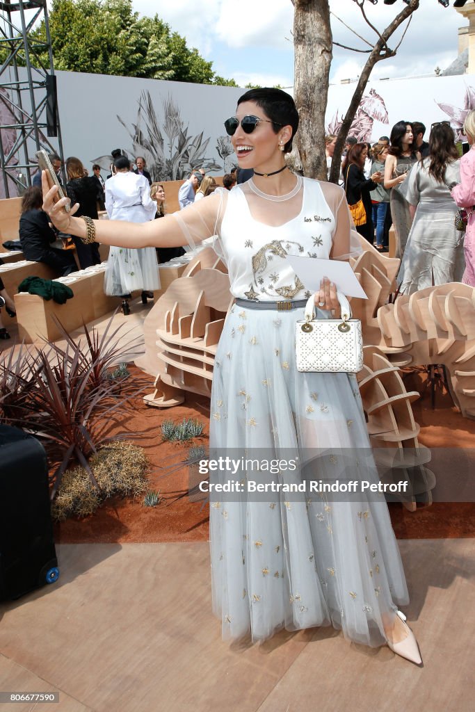 Chrisa Pappas attends the Christian Dior Haute Couture Fall/Winter