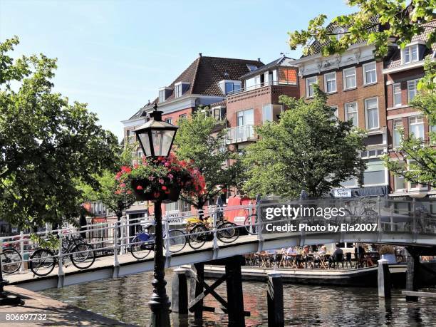 holiday in the netherlands, leiden - leiden imagens e fotografias de stock