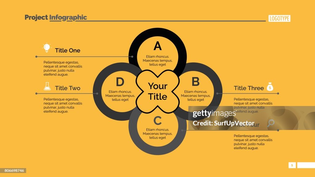 Simple Mind Map Slide Template