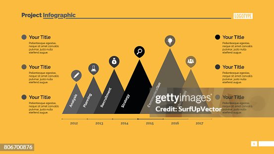 Triangles Timeline Slide Template High-Res Vector Graphic - Getty Images