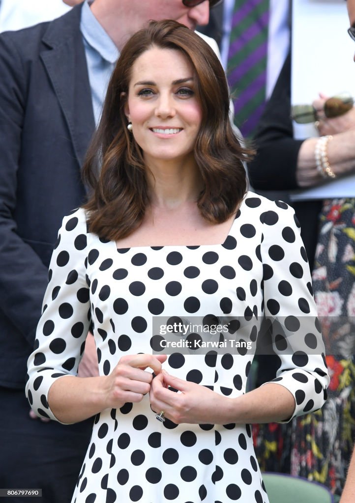 Celebrities Attend Wimbledon