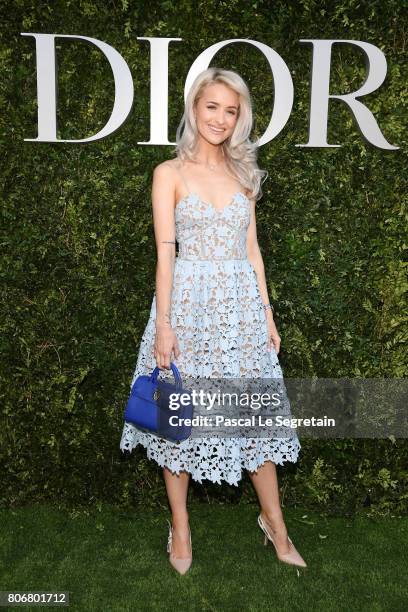 Victoria Magrath attends 'Christian Dior, couturier du reve' Exhibition Launch celebrating 70 years of creation at Musee Des Arts Decoratifs on July...