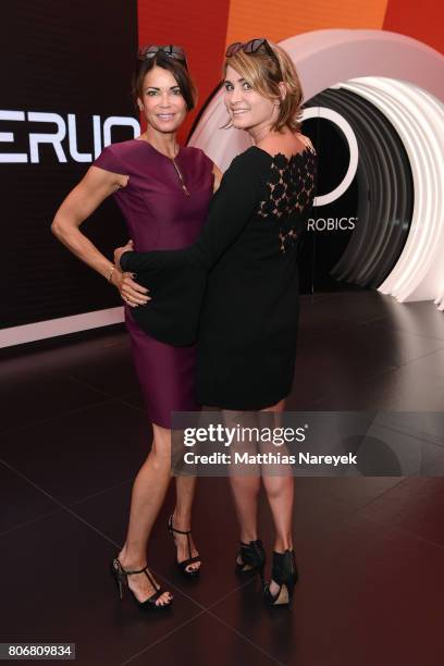 Anja Kling and Gerit Kling during the Marcell von Berlin 'Genesis' collection presentation on July 3, 2017 in Berlin, Germany.