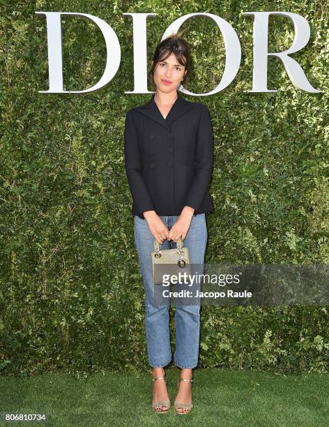 Jeanne Damas attends 'Christian Dior, couturier du reve' Exhibition Launch celebrating 70 years of creation at Musee Des Arts Decoratifs on July 3,...