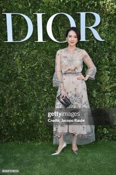 Zhang Ziyi attends 'Christian Dior, couturier du reve' Exhibition Launch celebrating 70 years of creation at Musee Des Arts Decoratifs on July 3,...