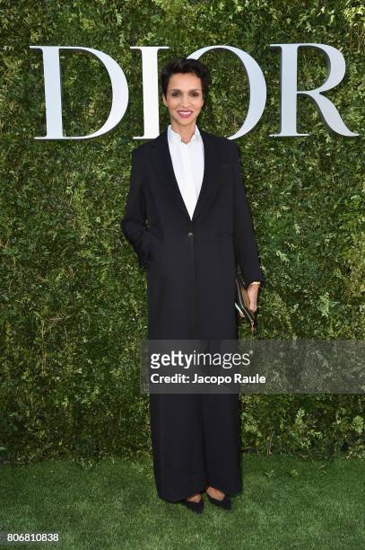 Farida Khelfa attends 'Christian Dior, couturier du reve' Exhibition Launch celebrating 70 years of creation at Musee Des Arts Decoratifs on July 3,...