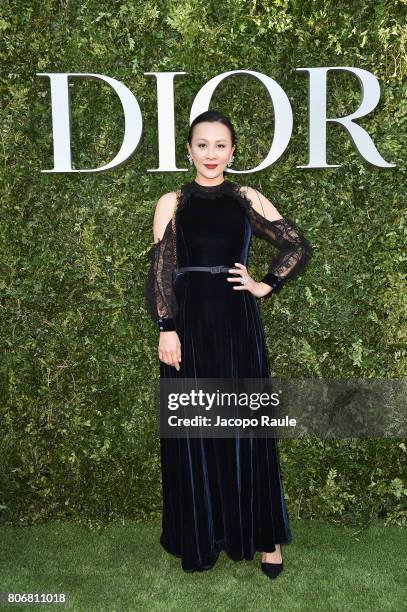 Carina Lau attends 'Christian Dior, couturier du reve' Exhibition Launch celebrating 70 years of creation at Musee Des Arts Decoratifs on July 3,...