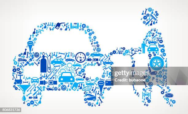 car at gas station auto repair cars and automotive - gas pump help stock illustrations