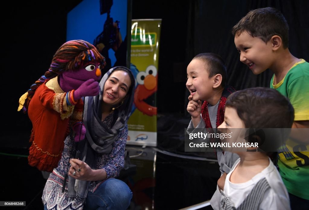 AFGHANISTAN-CHILDREN-SESAME-MUPPET-LIFESTYLE