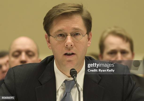 Chairman Kevin J. Martin during a hearing held by the House Energy and Commerce subcommittee on Telecommunications and the Internet.