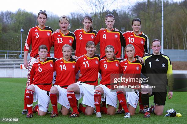 The German Team with Valeria Kleiner,Julia Debitzki,Claudia Bunja,Inka Wesley,Dszenifer Marozsan, Marie-Louise Bagehorn,Lynn Mester,Alexandra...