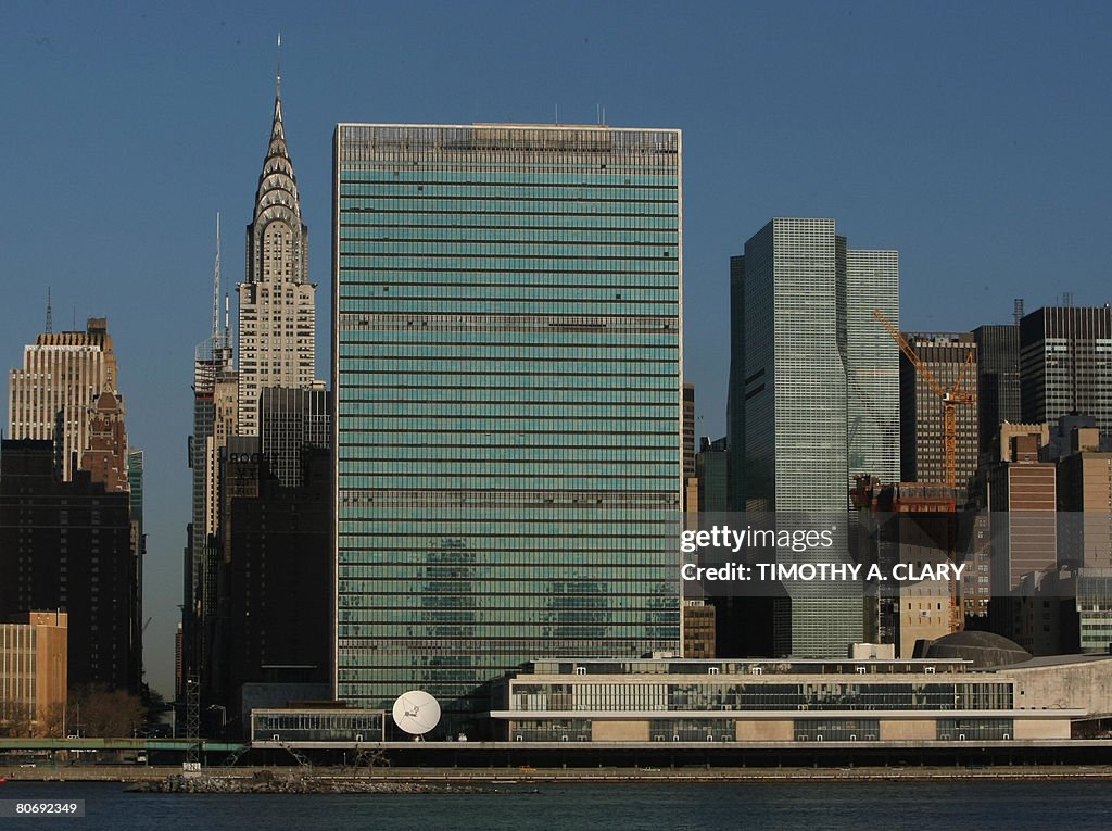 A view of the United Nations Headquarter
