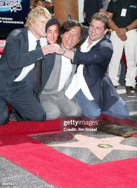 Owen Wilson, Jackie Chan and Brett Ratner