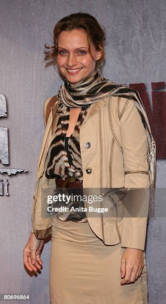 Actress Catherine Flemming attends the "Unschuldig" TV series premiere on April 16, 2008 in Berln, Germanyi