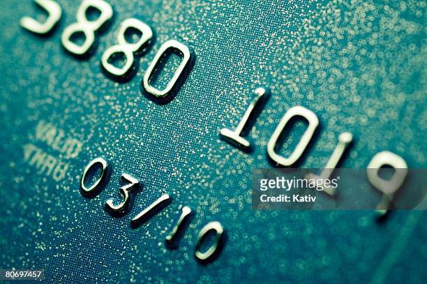 extreme close up of credit card.  - expiry date stock pictures, royalty-free photos & images