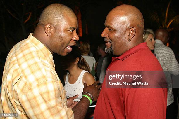 Chris Doleman and Thomas "Hollywood" Henderson