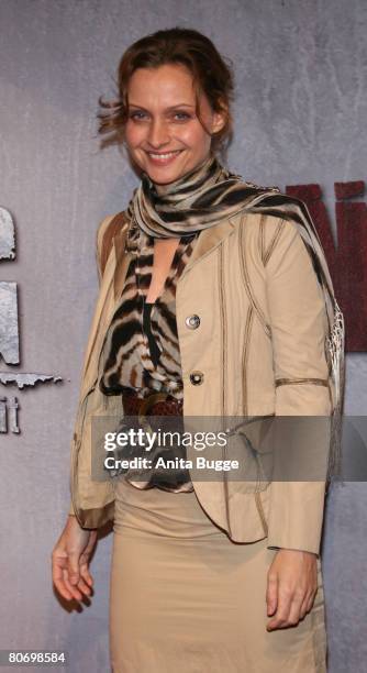 Actress Catherine Flemming attends the "Unschuldig" TV series premiere on April 16, 2008 in Berln, Germanyi