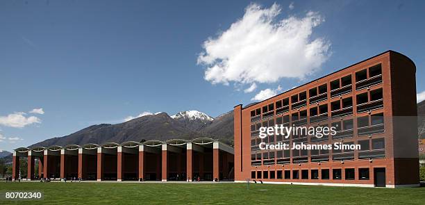 General view of the Tenero football training ground, seen on April 16, 2008 in Tenero, near Ascona, Switzerland. The German football national team...