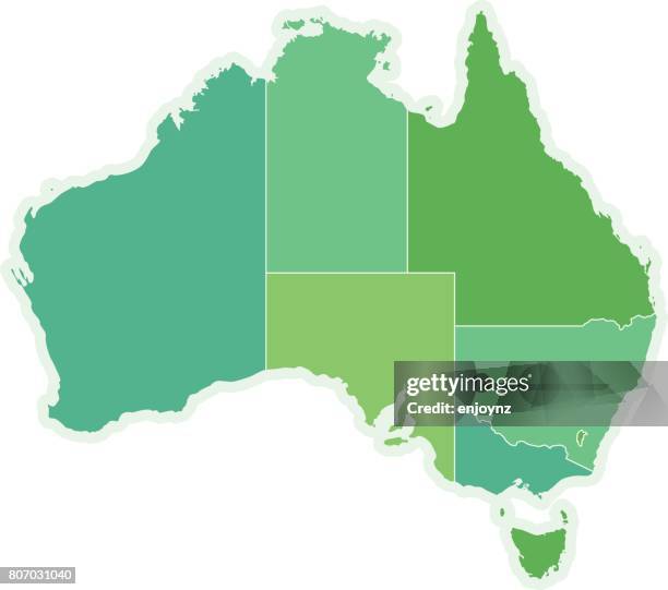 australien karte - australien stock-grafiken, -clipart, -cartoons und -symbole