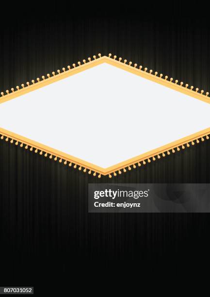 blank sign poster background - las vegas casino stock illustrations