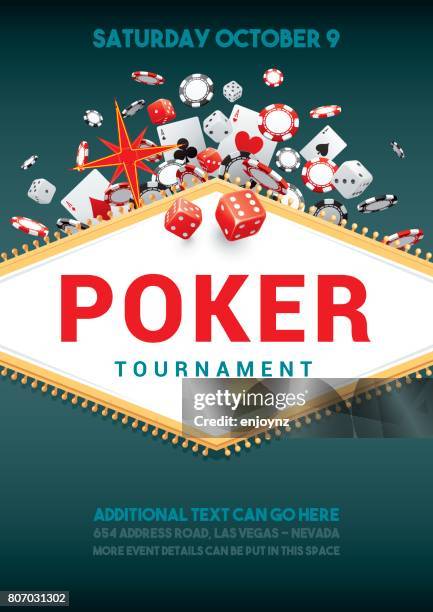 poker-turnier-plakat - kasino stock-grafiken, -clipart, -cartoons und -symbole