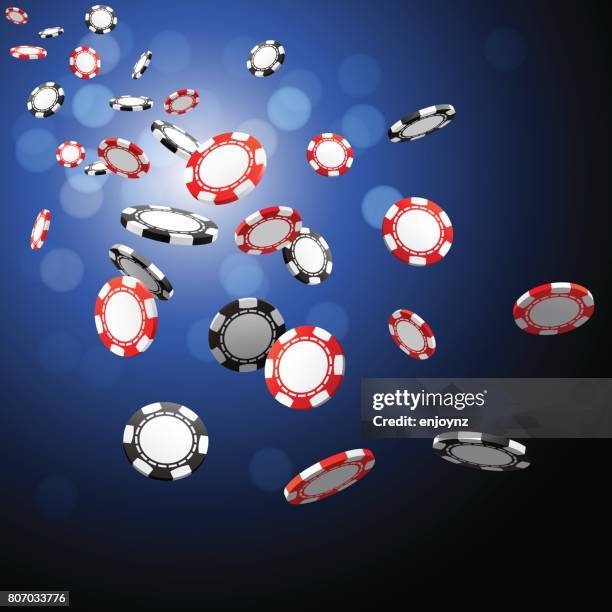 poker chips background - casino chips stock illustrations