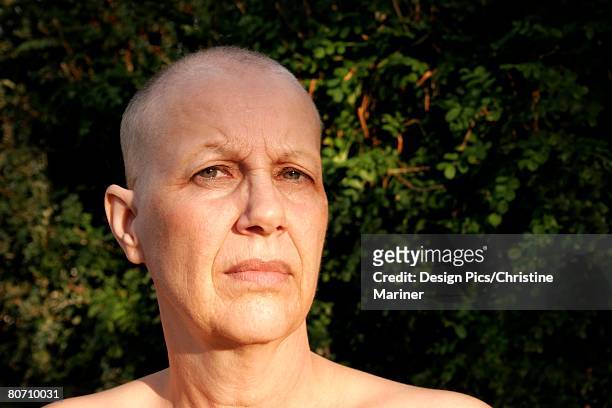 portrait of a breast cancer survivor   - cancer patient portrait stock pictures, royalty-free photos & images