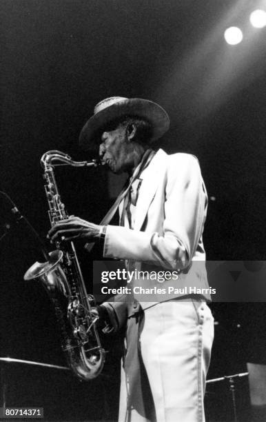 Photo of Noble 'Thin Man' Watts at the Blues Estafette, Utrecht, Holland on 11-20-93