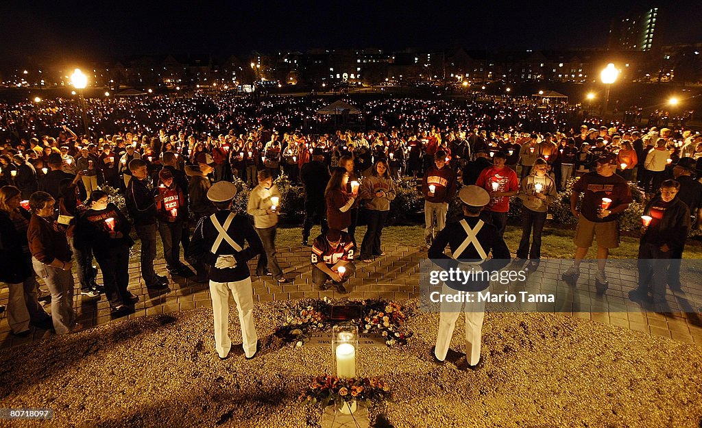 Virginia Tech Commemorates One-Year Anniversary Of Shooting Tragedy