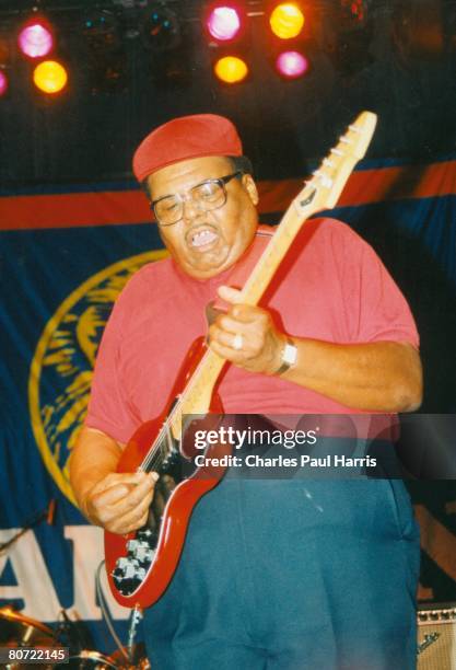 Photo of Roscoe Chenier at the Blues Estafette, Utrecht, Holland 1992