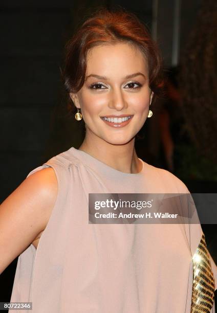 Actress Leighton Meester attends the New Yorkers for Children celebration of "New Year's in April: A Fool's Fete" presented by Missoni at the...