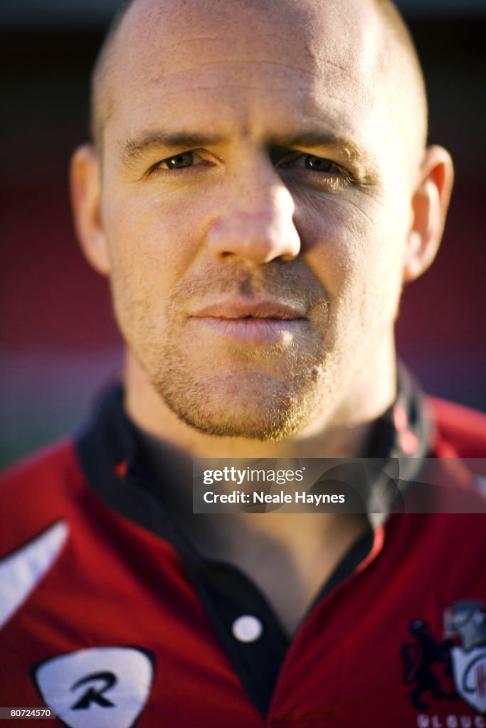 Mike Rignall Rugby player Mike Tindall poses for a portrait shoot in London for ...