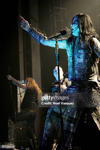 Shagrath, singer of Dimmu Borgir, shot in San Francisco 08/11/08 -; News Photo - Getty Images