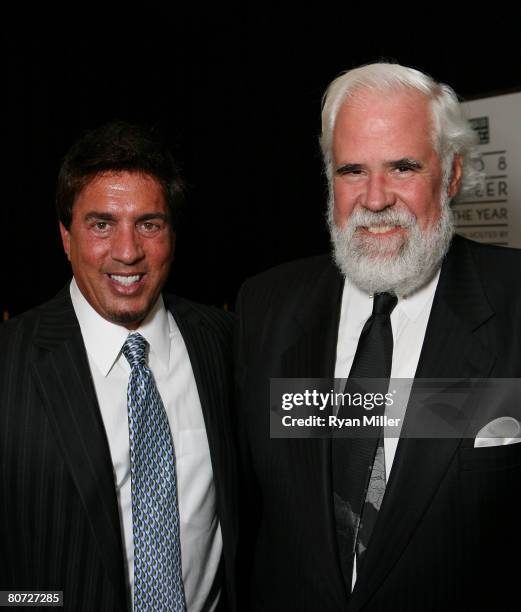 Rory Bruer, Will Rogers Chariman of the Board poses with Sony's Jeff Blake at the 69th Annual Will Rogers Motion Picture Pioneer of the Year Dinner...