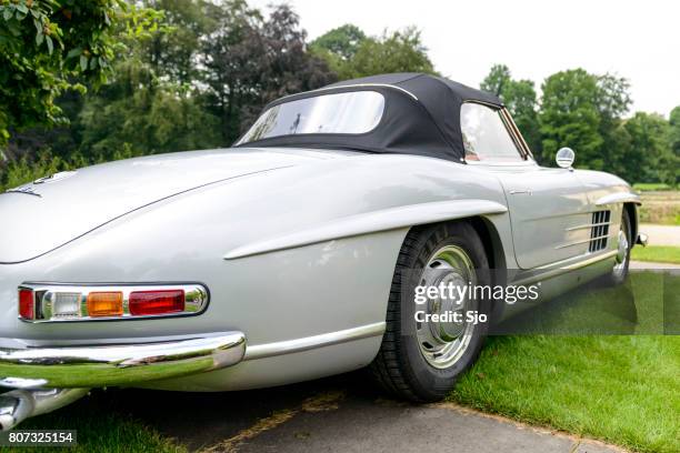 梅賽德斯-賓士 300sl 跑車敞篷經典跑車 - mercedes benz 300sl 個照片及圖片檔