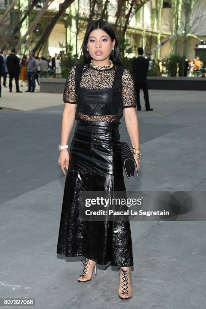 Sirivannavari Nariratana attends the Chanel Haute Couture Fall/Winter 2017-2018 show as part of Haute Couture Paris Fashion Week on July 4, 2017 in...