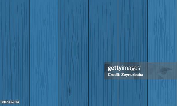 blue wood planks texture. vector illustration - messy table stock illustrations