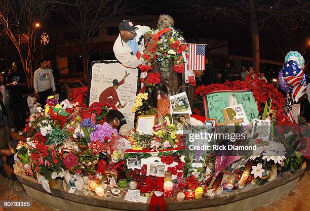 James Brown Home Town Memorial in Augusta, Georgia, News Photo
