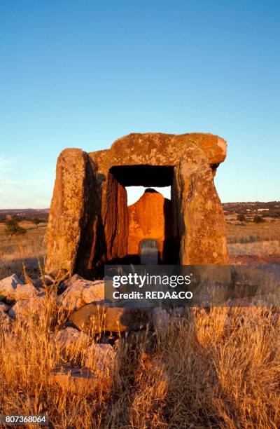 Dolmen. Mores. Sassari. Sardinia. Italy.