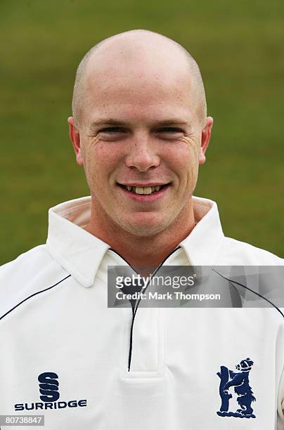 Portrait of Tim Ambrose of Warwickshire taken during the Warwickshire County Cricket Club Photocall at Edgbaston on April 11, 2008 in Birmingham,...